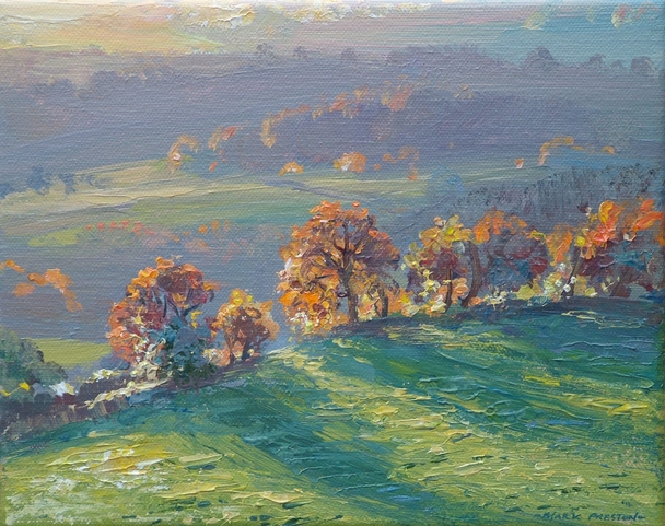 Mark Preston - long shadows, gorsey bank
